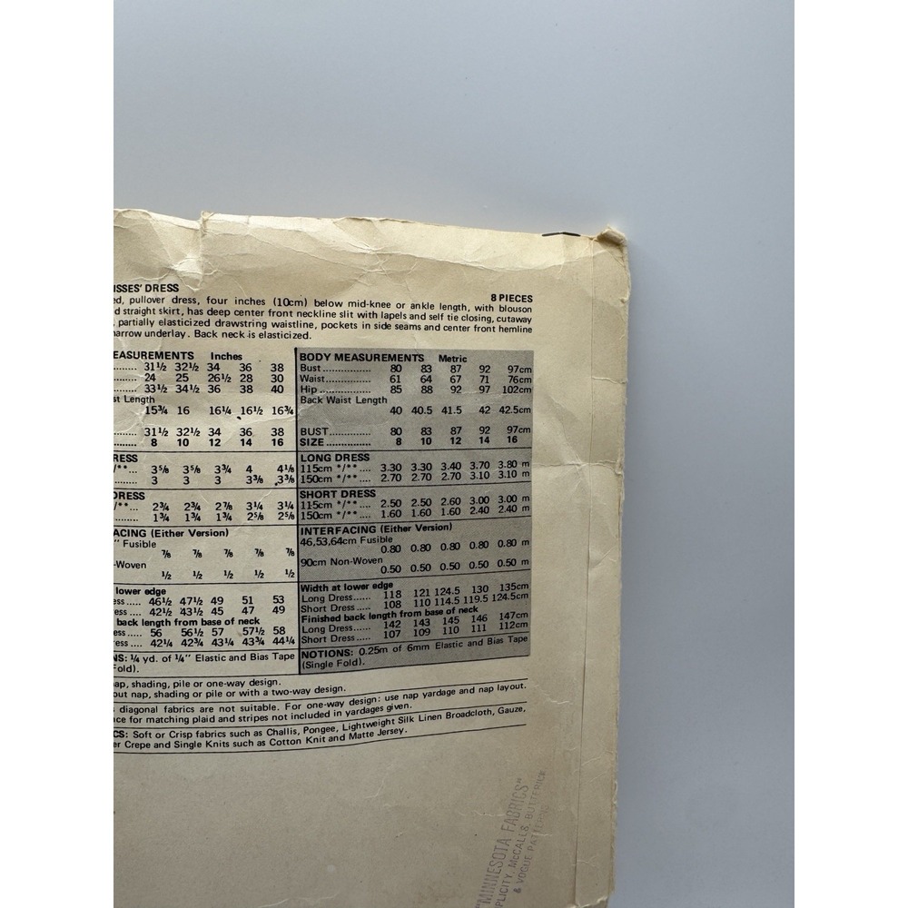 Vogue 1648 Christian Dior Paris Original Halter Dress Pattern Sz 10 Cut 1970s - Picture 8 of 15